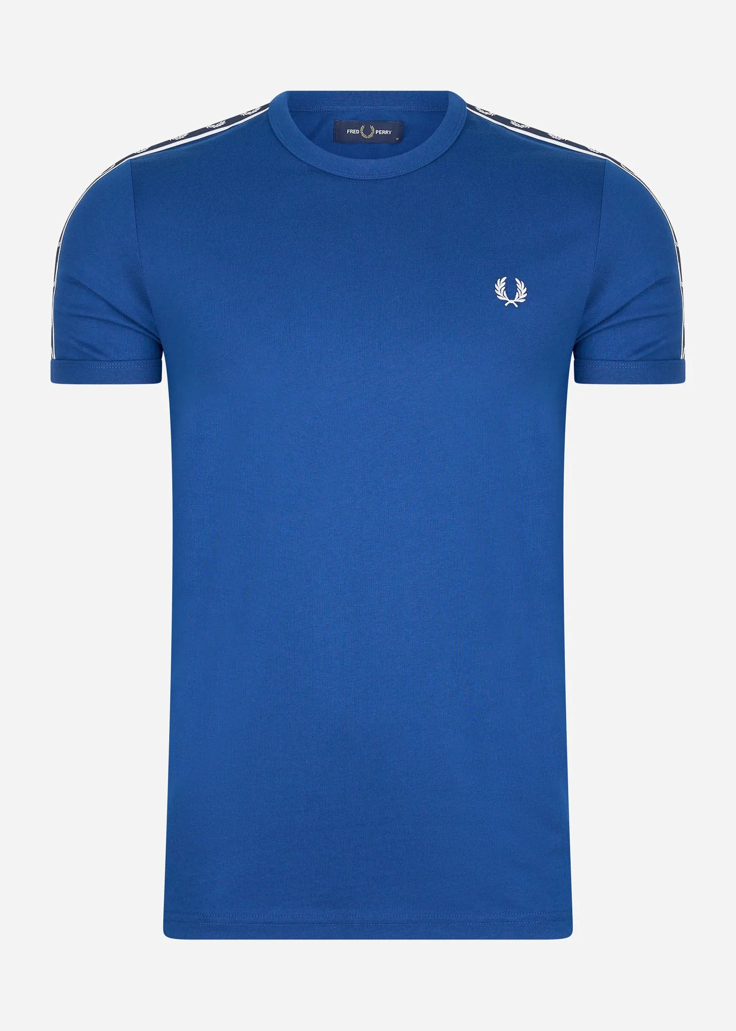 Contrast tape ringer t-shirt - shaded cobalt navy