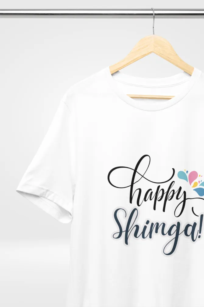 Happy Shimga Holi T-shirt for men