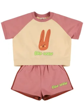 Jellymallow   Cotton jersey t-shirt &amp; sweat shorts 