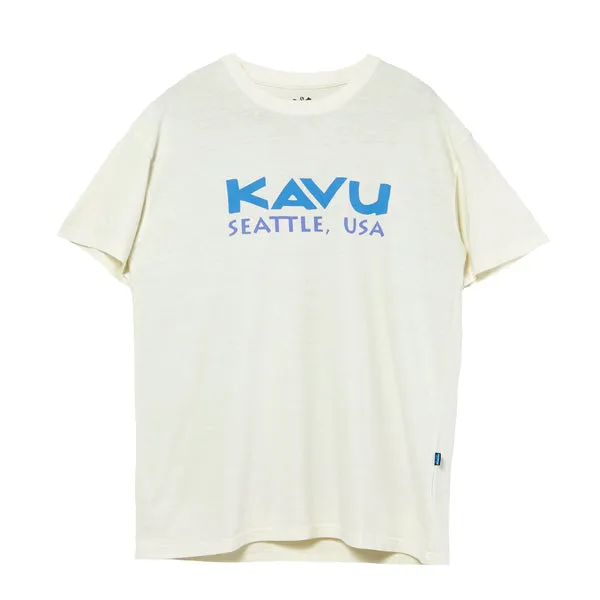 Kavu Spellout T-Shirt - Lily White