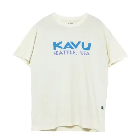 Kavu Spellout T-Shirt - Lily White
