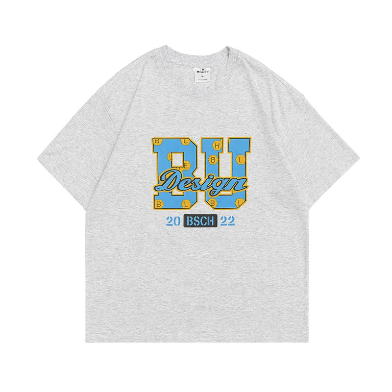 Men T-Shirt Summer Printed T-shirt Casual Loose Men