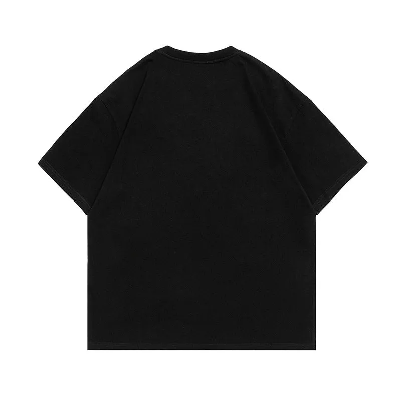 Men T-Shirt Summer Printed T-shirt Casual Loose Men