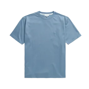 Norse Projects Johannes N Logo T-Shirt - Calcite Blue