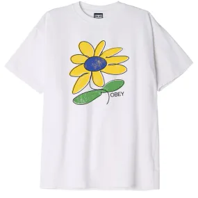 Obey Sun Flower T-Shirt - White