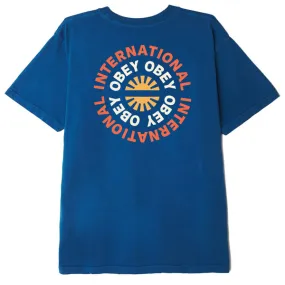 Obey Supply &amp; Demand T-Shirt - Blue Saphire