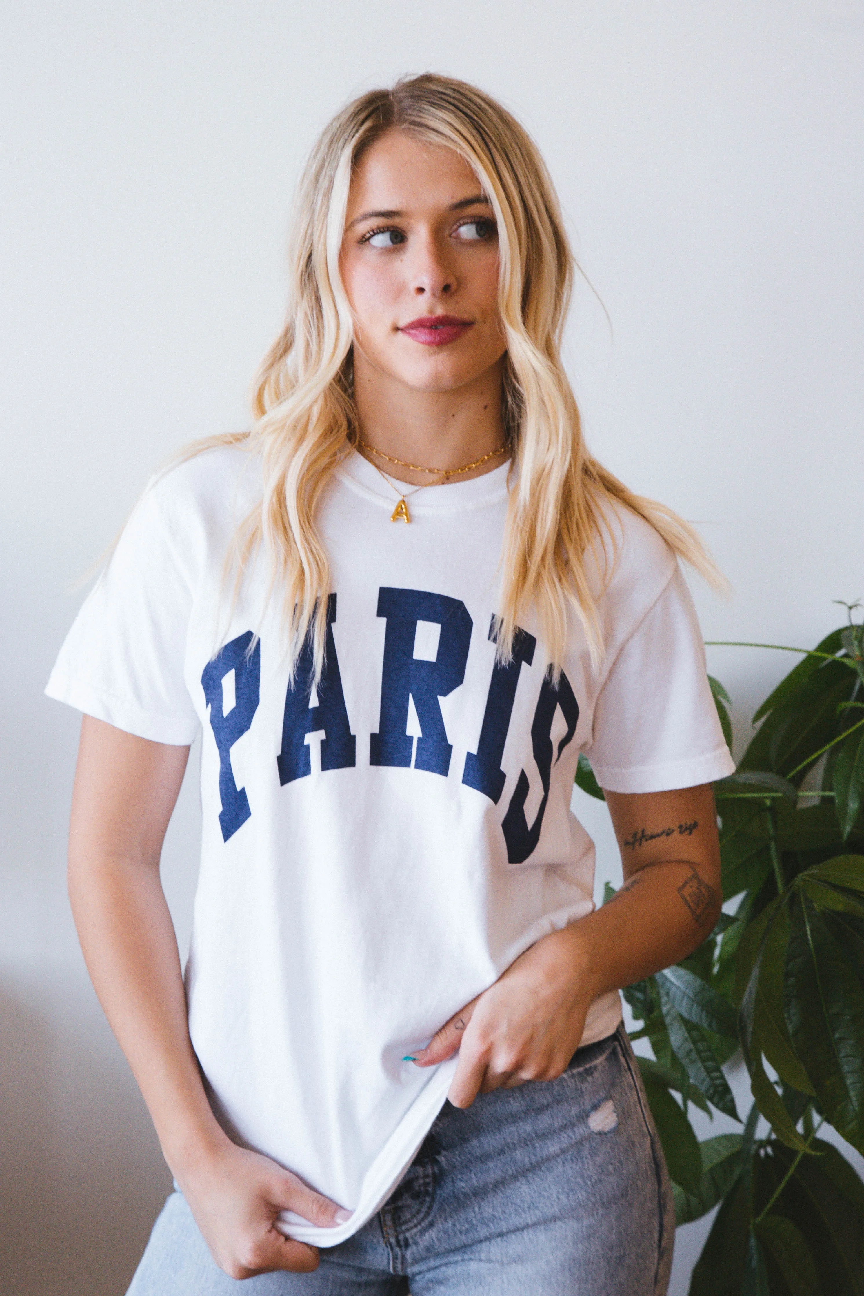 Paris Graphic Tee, White