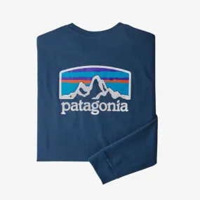 Patagonia LS Fitz Roy Horizons T-Shirt - Crater Blue