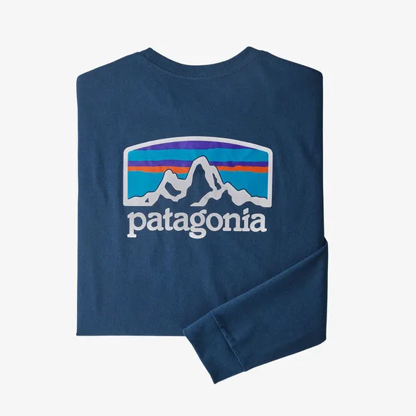 Patagonia LS Fitz Roy Horizons T-Shirt - Crater Blue