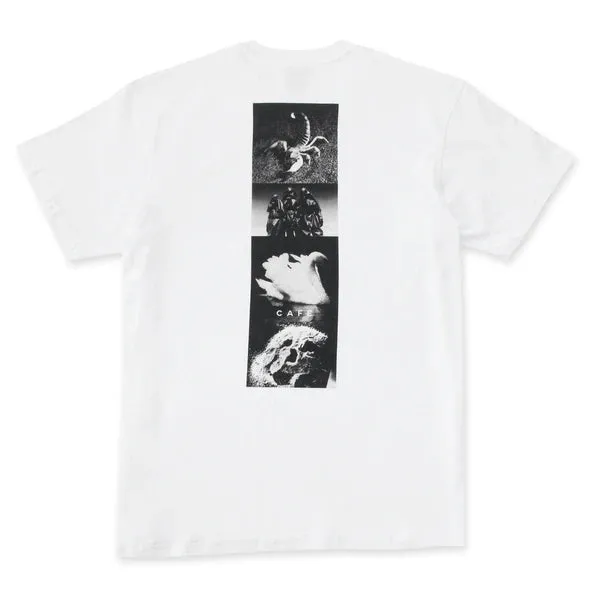 Skateboard Cafe Swan T-Shirt - White