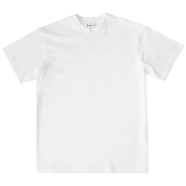 Skateboard Cafe Swan T-Shirt - White