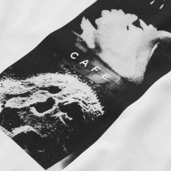 Skateboard Cafe Swan T-Shirt - White